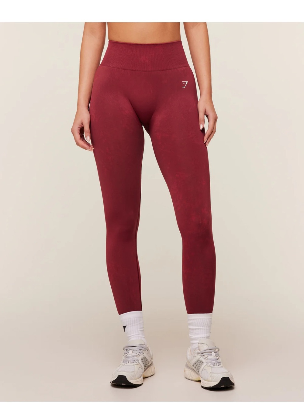 Gymshark Burgundy Seamless High-Waist Leggings